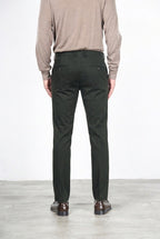 New York pantalone chino uomo in gabardina stretch regular fit ①