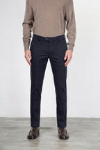 New York pantalone chino uomo in gabardina stretch regular fit ①