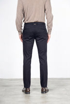 New York pantalone chino uomo in gabardina stretch regular fit ①