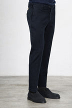Paris Chinohose für Herren aus Baumwoll-Tricotine mit tapered fit