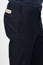 Paris Chinohose für Herren aus Baumwoll-Tricotine mit tapered fit