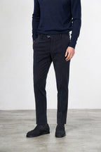 Paris Chinohose für Herren aus Baumwoll-Tricotine mit tapered fit