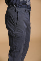 New York Cargo pantalone cargo uomo in twill di cotone e lyocell regular fit