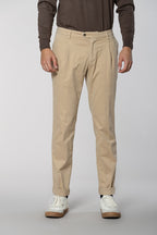 New York Time 1 Pinces men's chino pants in gabardine regular fit
