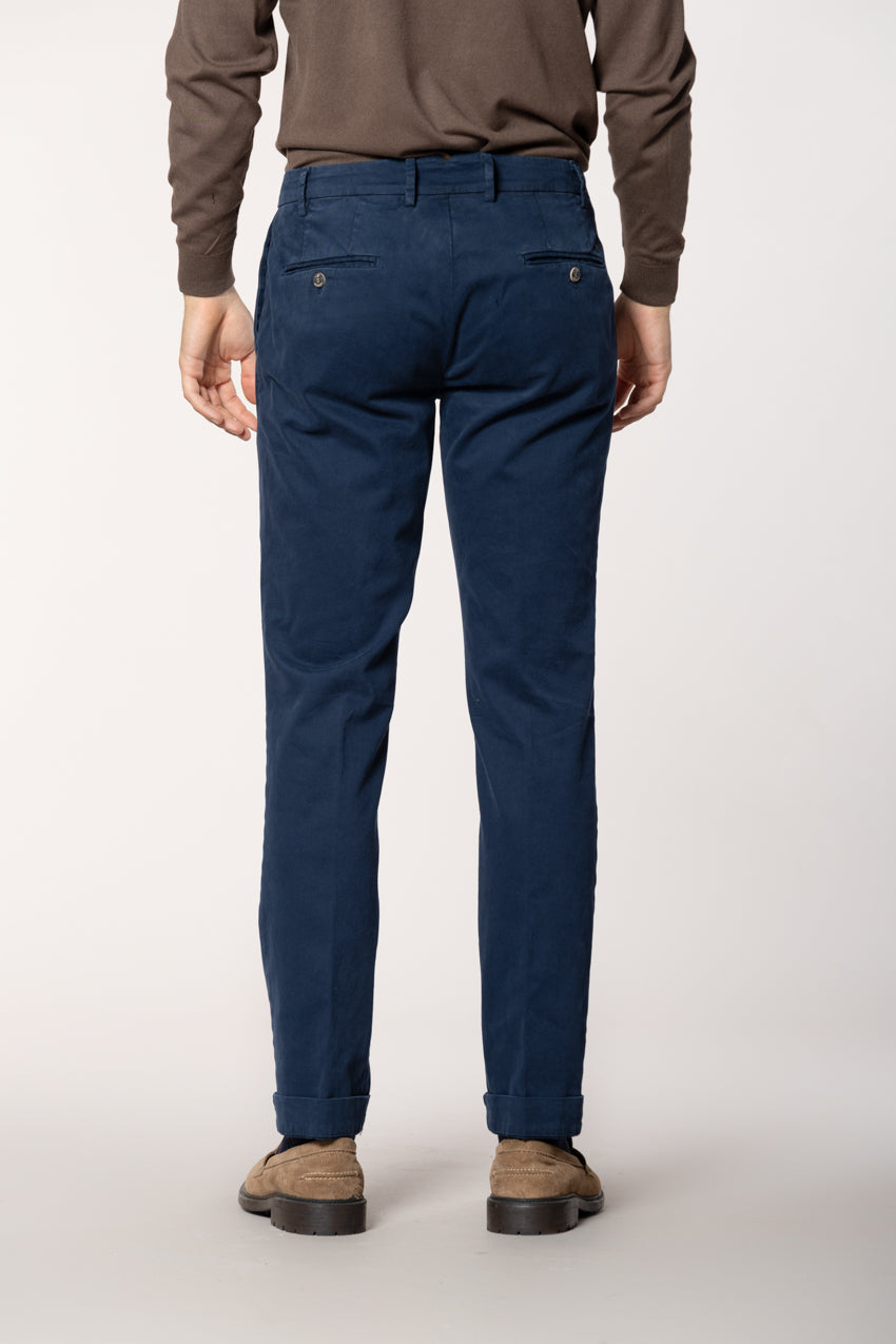 New York Time 1 Pinces men's chino pants in gabardine regular fit