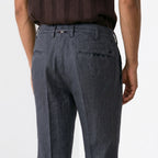 New York Icon Flex Hose Chino Herren aus Leinen und Baumwoll Twill regular fit
