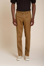 New York Icon Flex men's chino pants in linen and cotton twill regular fit
