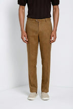 New York Icon Flex Herren Chinohose aus Leinen und Baumwoll Twill regular fit