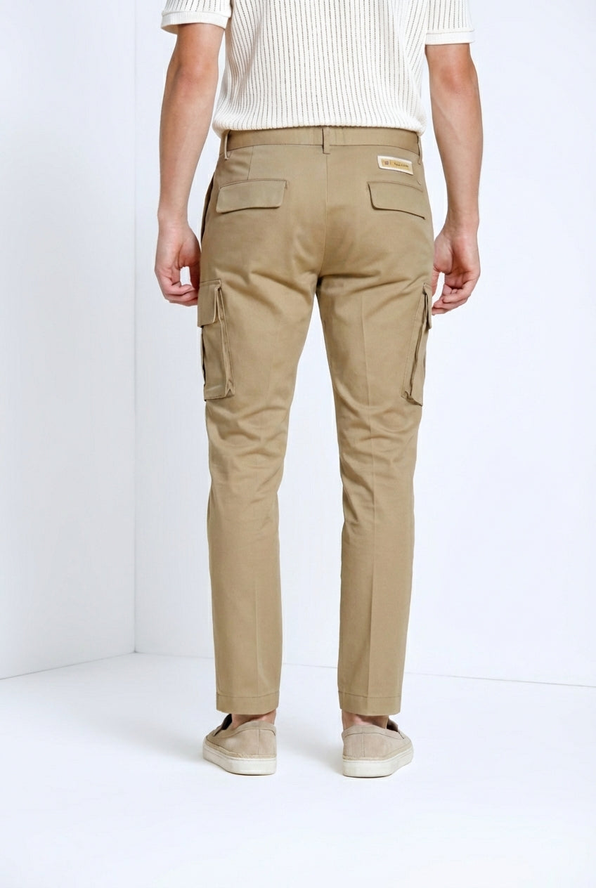 Chile Royal Hose Cargo Herren Gabardine stückgefärbt regular fit