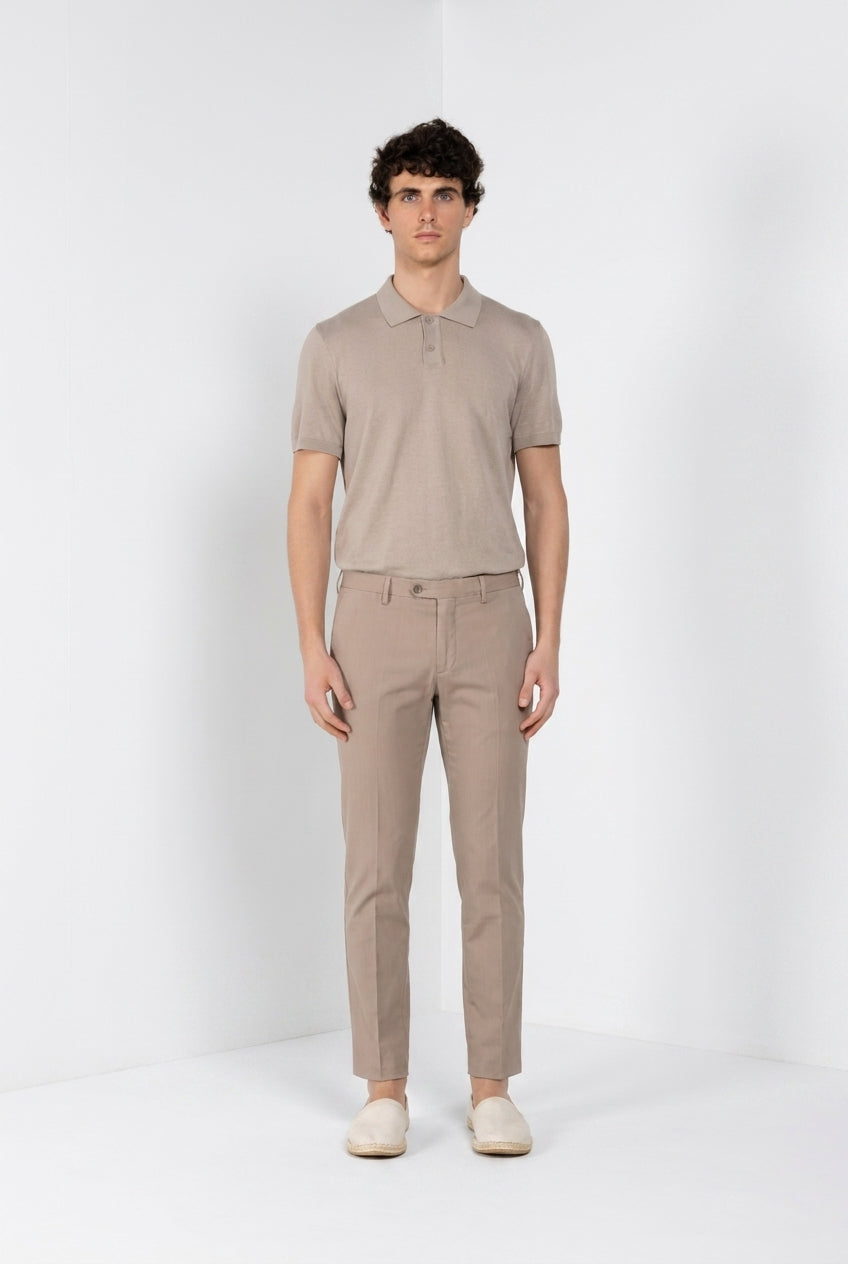 New York men's chino pants in wool twill regular fit