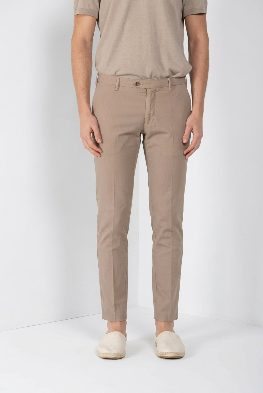New York pantalone chino uomo in twill lana regular fit