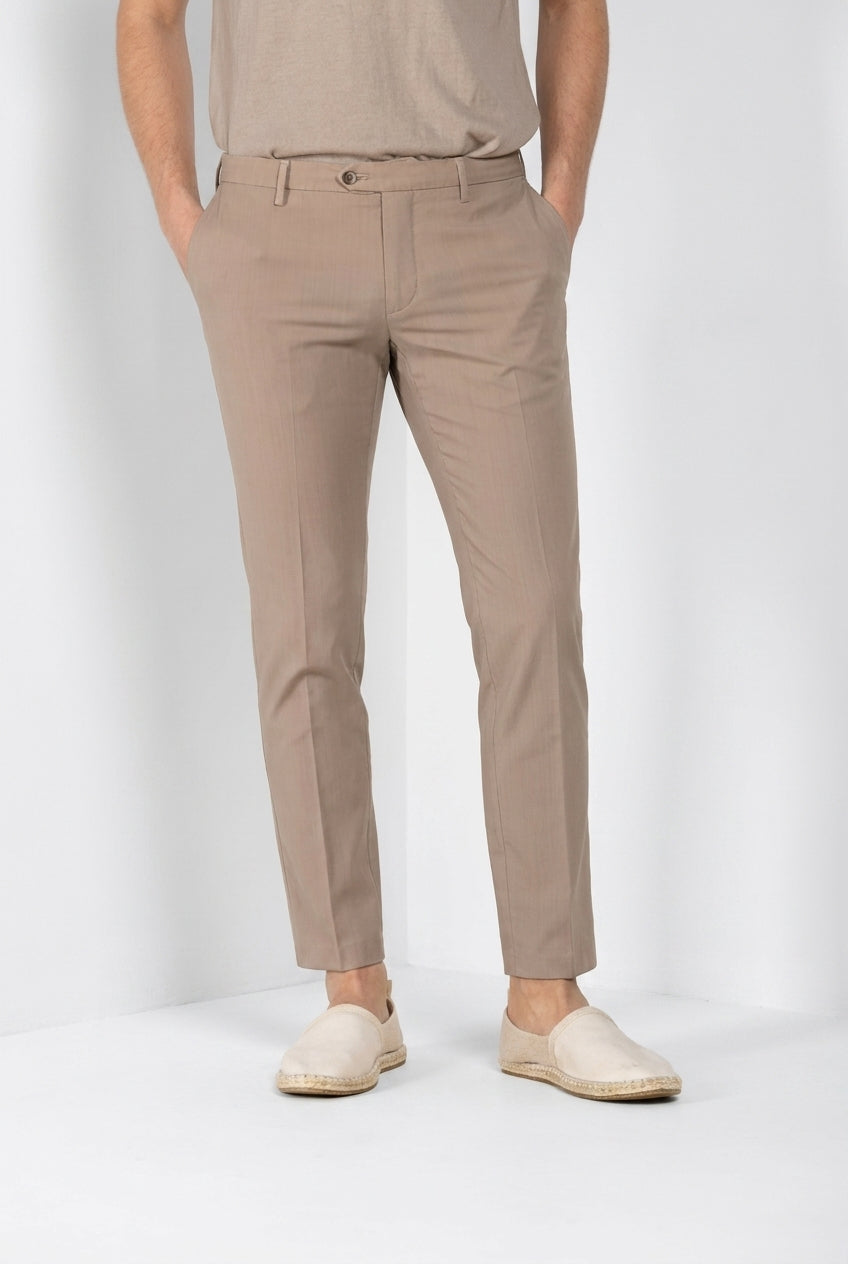 New York men's chino pants in wool twill regular fit