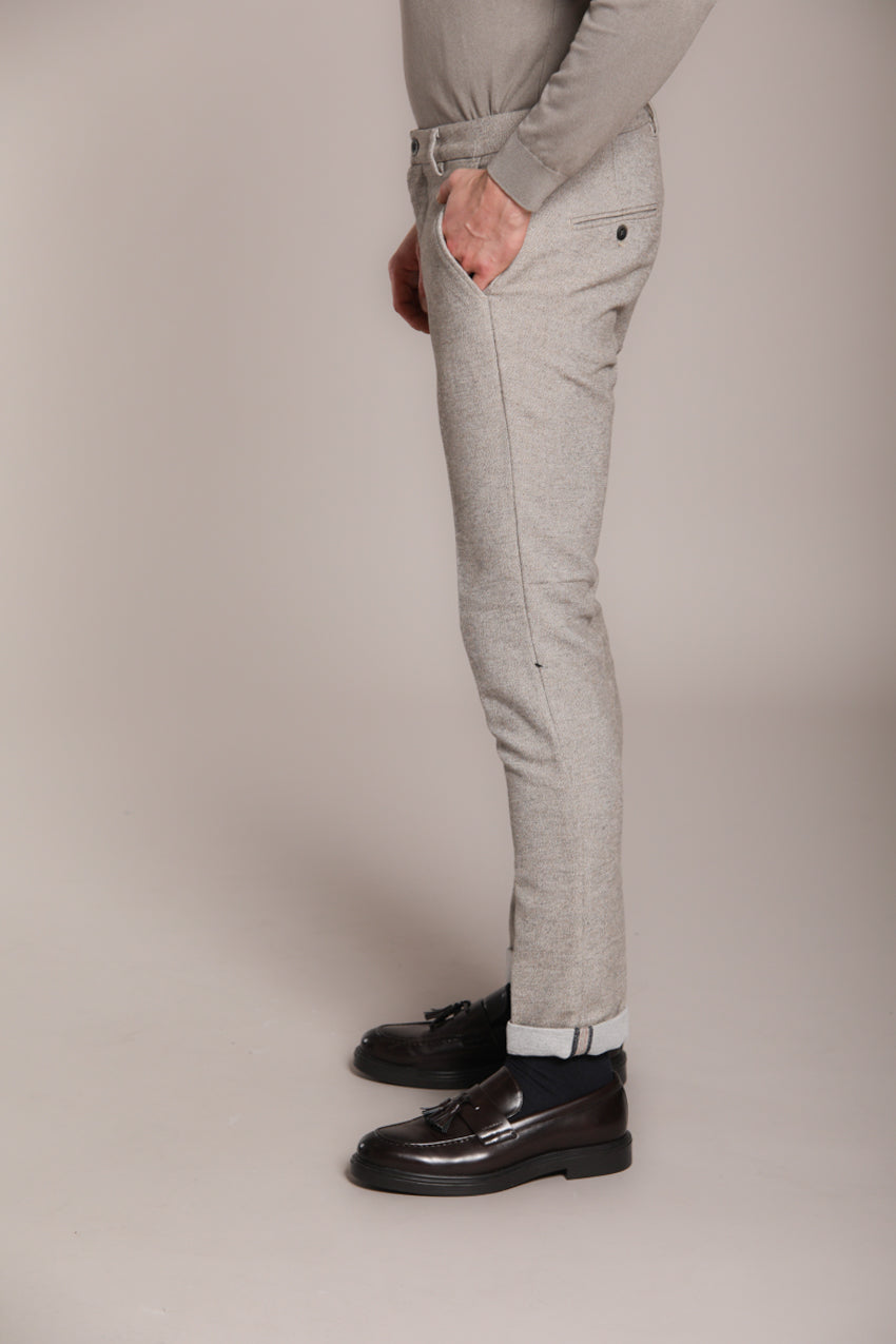Torino pantalon chino homme en laine synthétique slim fit