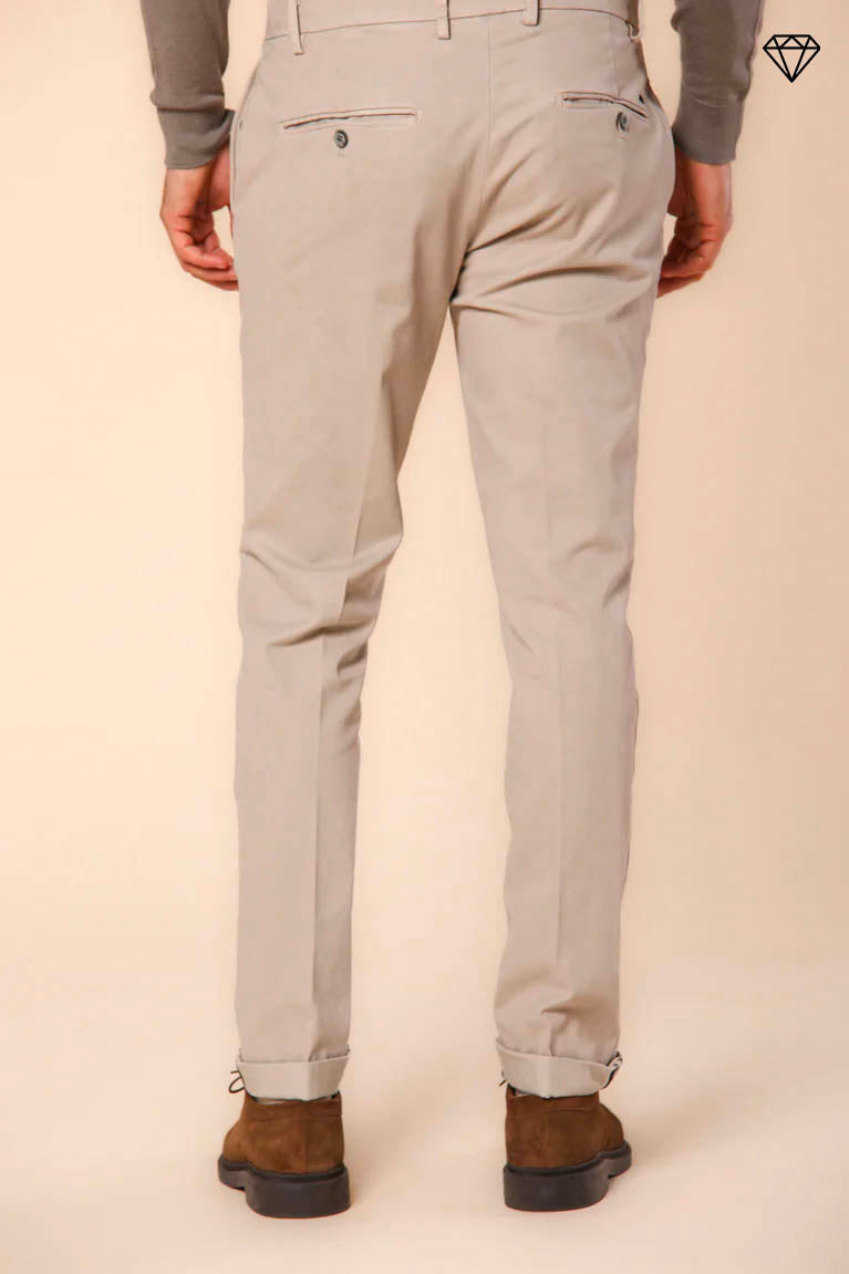 Milano Herren Chino Hose aus Gabardine Stretch extra slim Fit  ①