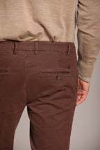 Milano Herren Chino Hose in Gabardine Stretch Extra Slim Fit ①