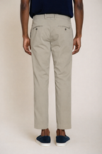 Milano pantalon chino homme en gabardine stretch extra slim fit ①