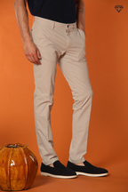 Milano Pantalon chino homme en Coton Pima coupe Extra slim ①