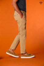 Milano Pantalon chino homme en Coton Pima coupe Extra slim ①