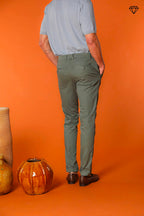 Milano Pantalon chino homme en Coton Pima Extra slim fit ① 