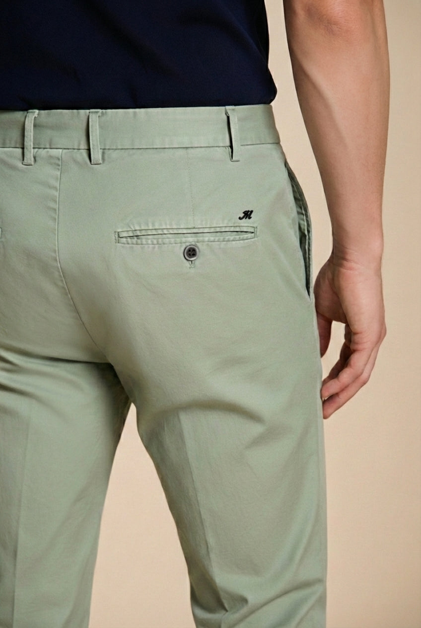 Milano Herren Chino Hose aus Gabardine Stretch extra slim fit ①