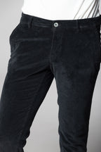 Milano pantalon chino homme en velours 500 raies extra slim fit