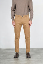 Milano men’s chino pants in stretch gabardine with extra slim fit ①
