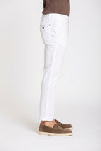 Milano pantalon chino homme en gabardine stretch extra slim fit ①