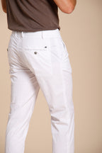 Milano men's chino pants in stretch gabardine extra slim fit ①