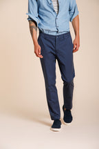 Milano men's chino pants in stretch gabardine extra slim fit ①