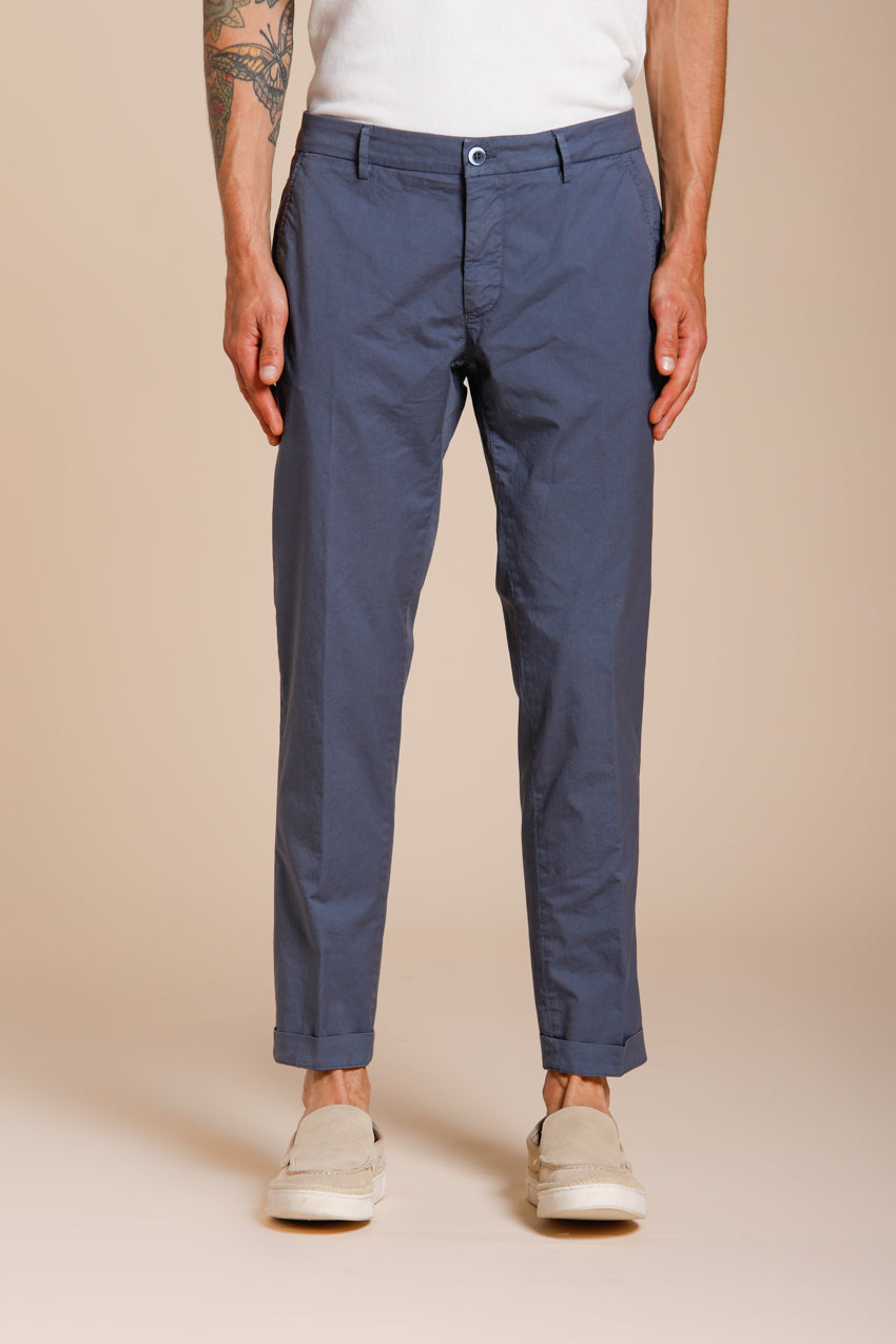 Milano men's chino pants in stretch gabardine extra slim fit ①