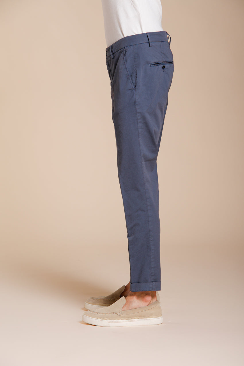 Milano men's chino pants in stretch gabardine extra slim fit ①