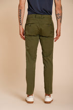 Milano men's chino pants in stretch gabardine extra slim fit ①