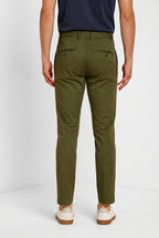 Milano men's chino pants in stretch gabardine extra slim fit ①