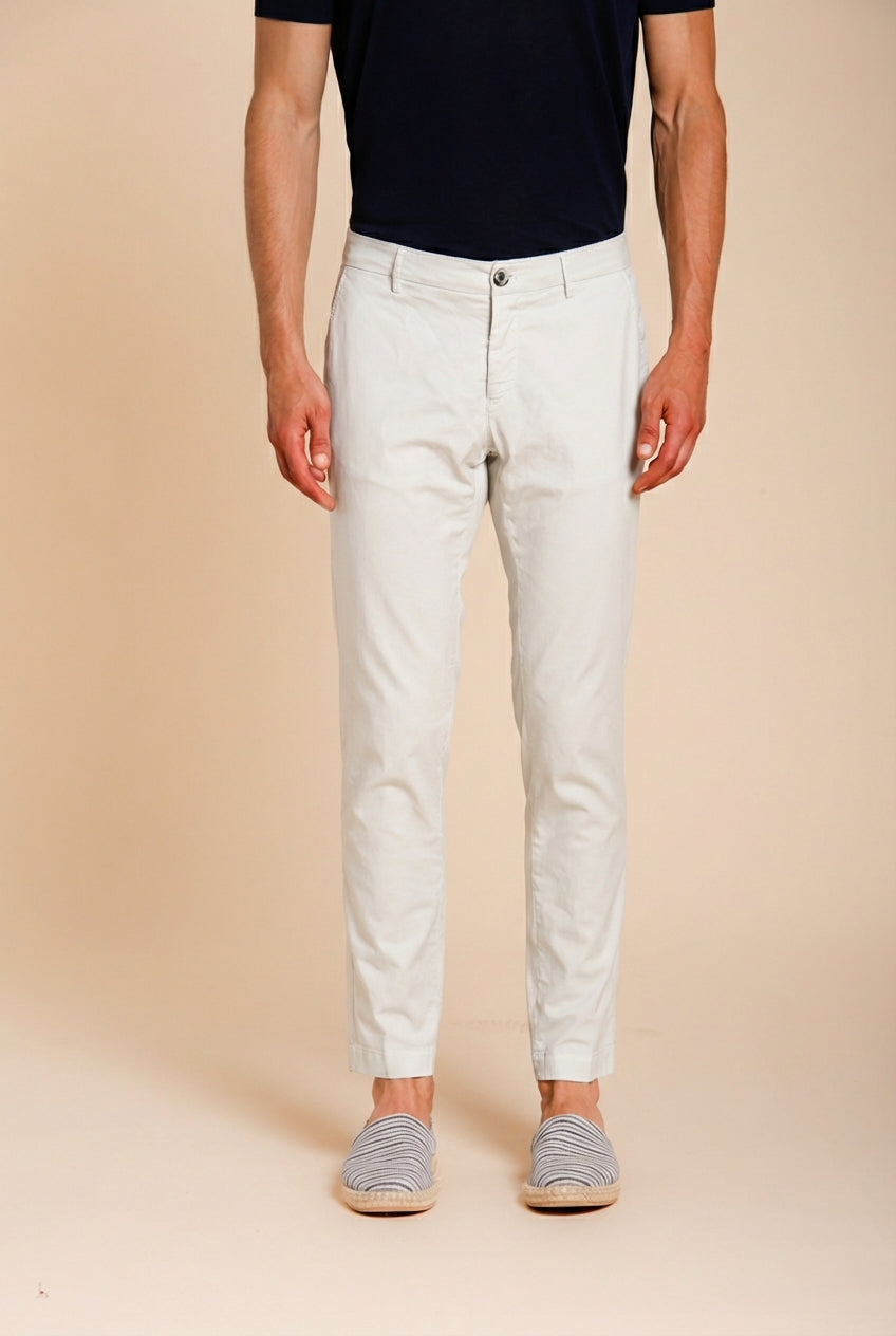 Milano men's chino pants stretch gabardine extra slim fit ①