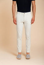 Milano men's chino pants stretch gabardine extra slim fit ①