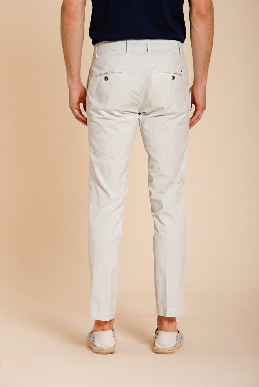 Milano men's chino pants stretch gabardine extra slim fit ①