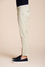 Milano men's chino pants in stretch gabardine extra slim fit ①