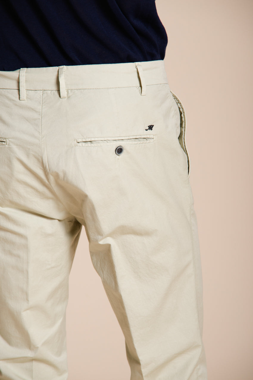 Milano men's chino pants in stretch gabardine extra slim fit ①