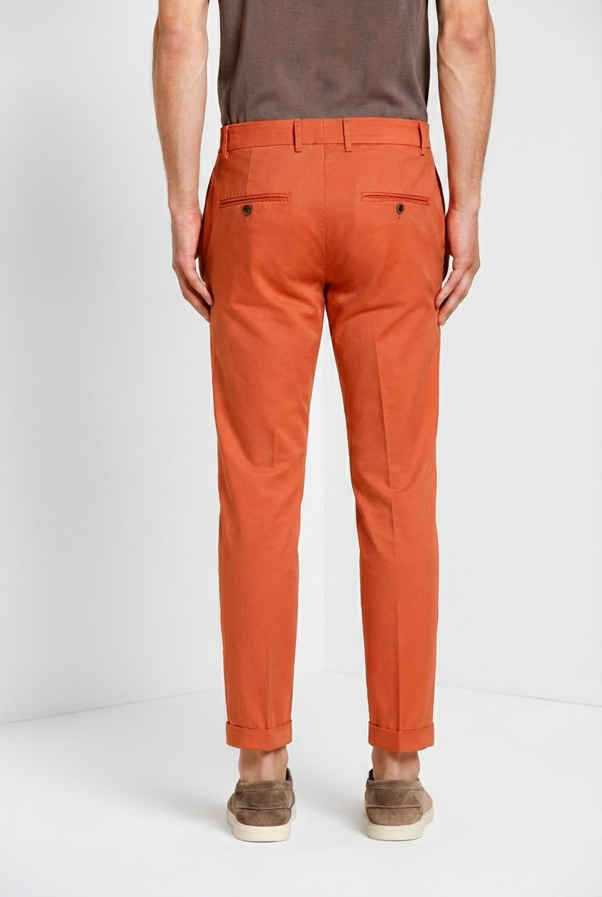 Milano Herren Chinohose aus Stretch-Gabardine extra slim fit ①