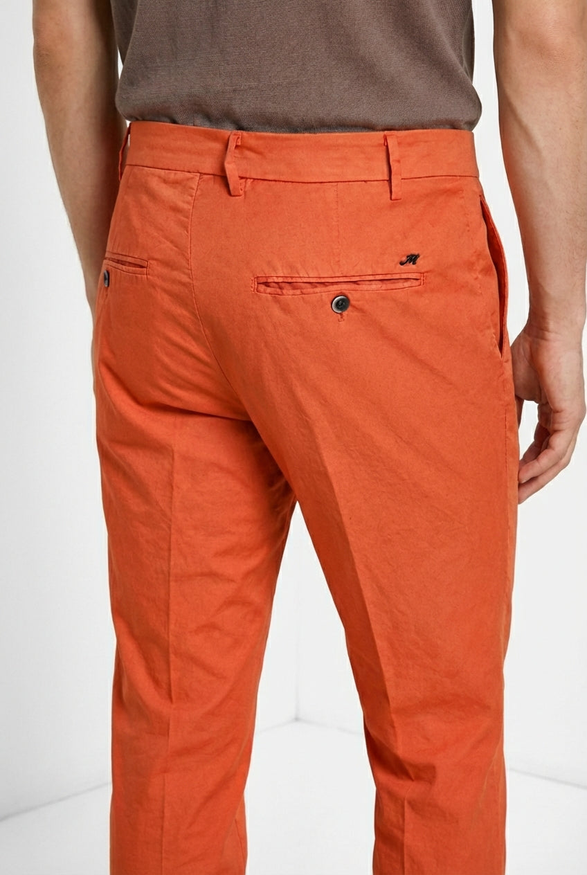 Milano Herren Chinohose aus Stretch-Gabardine extra slim fit ①