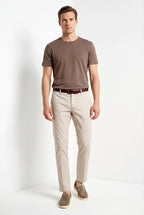 Milano men's chino pants in stretch gabardine extra slim fit ①