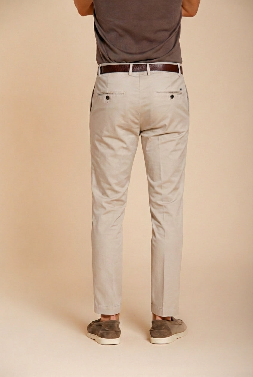 Milano Herren Chino Hose aus Stretch-Gabardine extra slim fit ①