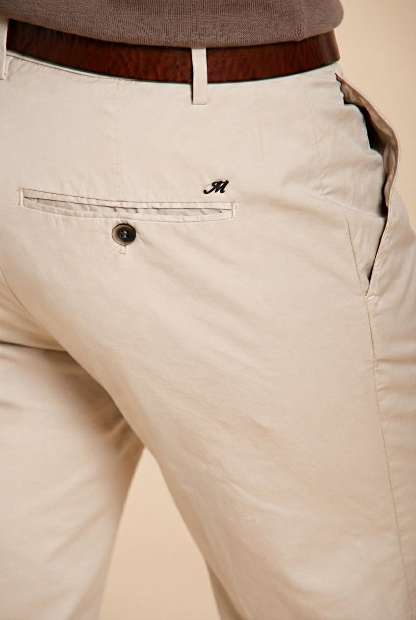 Milano Herren Chino Hose aus Stretch-Gabardine extra slim fit ①