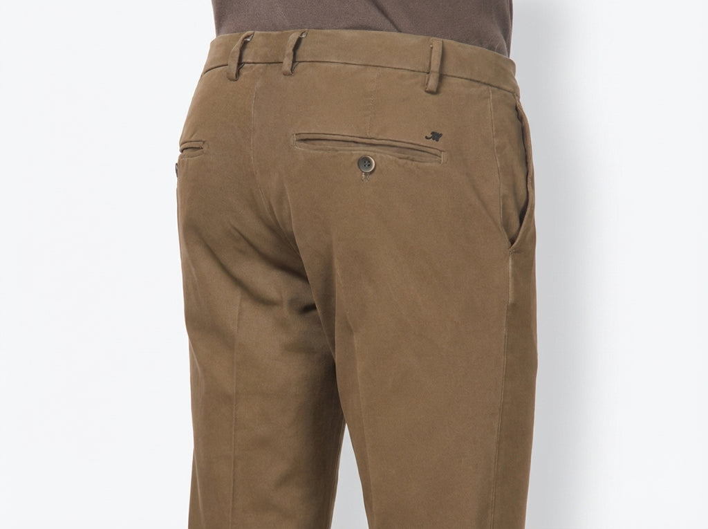 Milano Chinohose Herren in Stretch-Gabardine, Extra Slim Fit ①