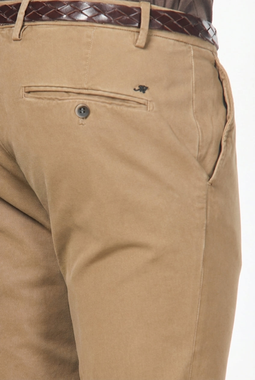 Milano Chinohose Herren in Stretch-Gabardine, Extra Slim Fit ①
