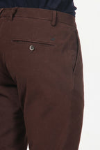 Milano Chinohose Herren in Stretch-Gabardine, Extra Slim Fit ①