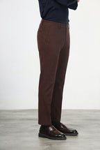 Milano Chinohose Herren in Stretch-Gabardine, Extra Slim Fit ①