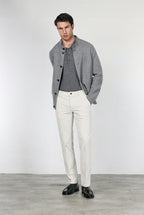 Milano pantalone chino uomo in velluto 500 righe extra slim fit ①