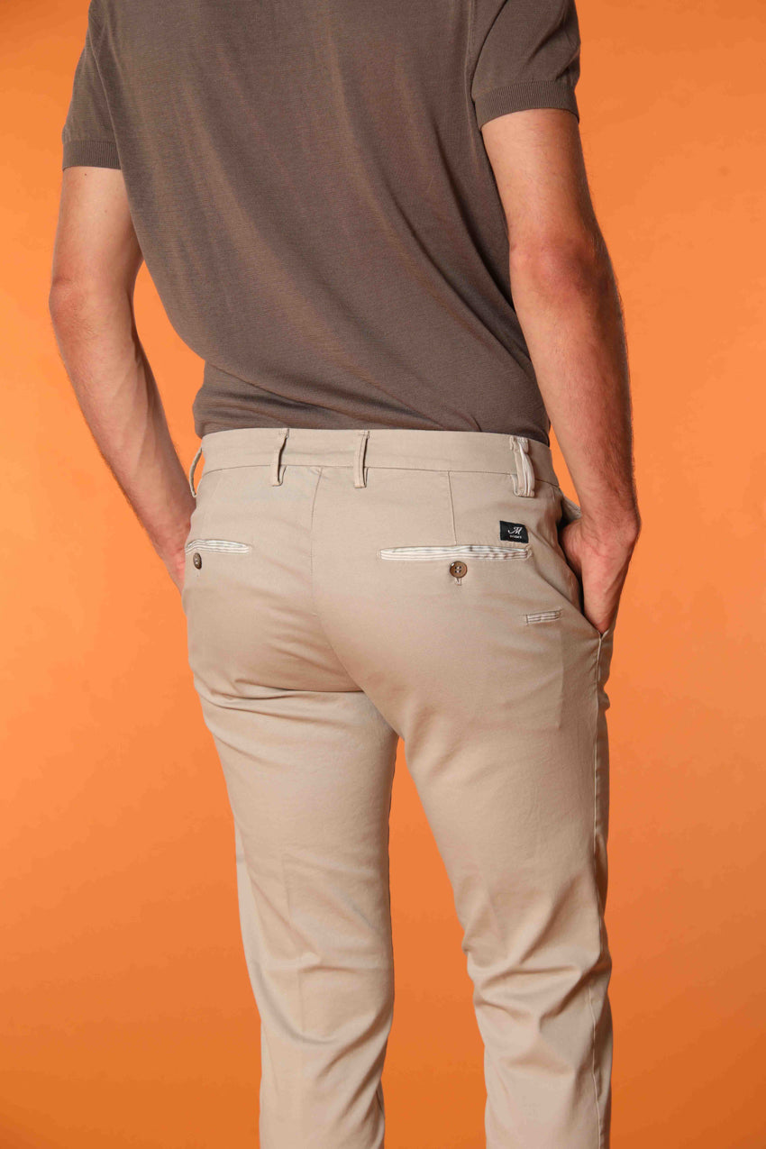 Forte Dei Marmi Stripes Herren Chino Hose aus feiner Tricotine Extra Slim Fit
