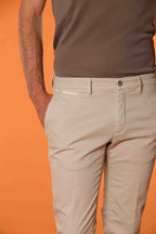 Forte Dei Marmi Stripes Herren Chino Hose aus feiner Tricotine Extra Slim Fit